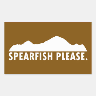Spearfish South Dakota Please Rectangular Sticker