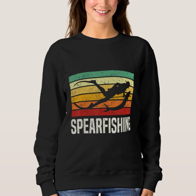 Spearfishing Spearfisher Sweatshirt (Front)