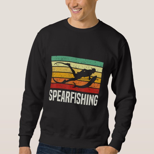 Spearfishing Spearfisher Sweatshirt (Front)