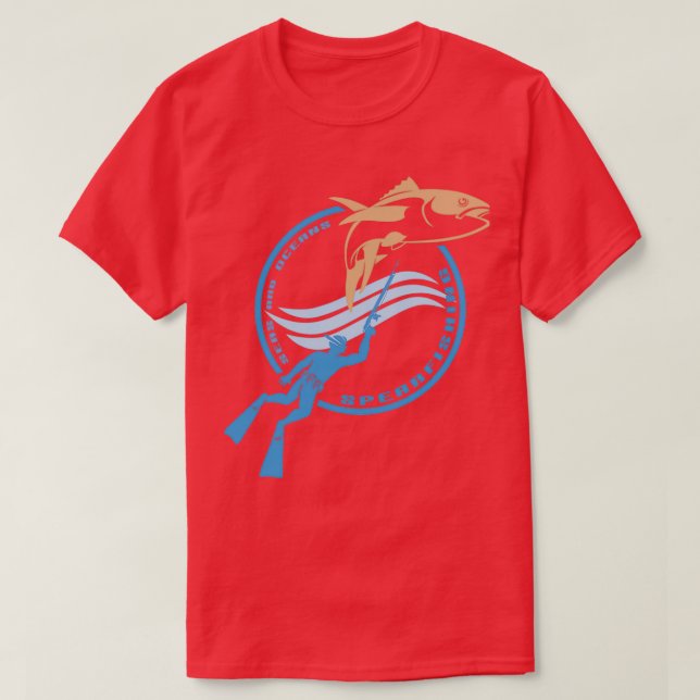 spearfishing T-Shirt (Design Front)