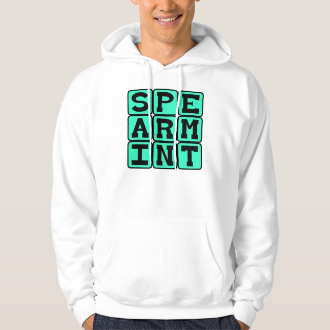 Spearmint, Gum Flavour Hoodie (Front)