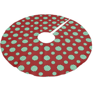 Spearmint Polka Dots Tree Skirt