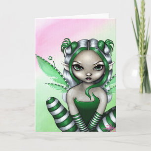 "Spearmint Sprite" Greeting Card