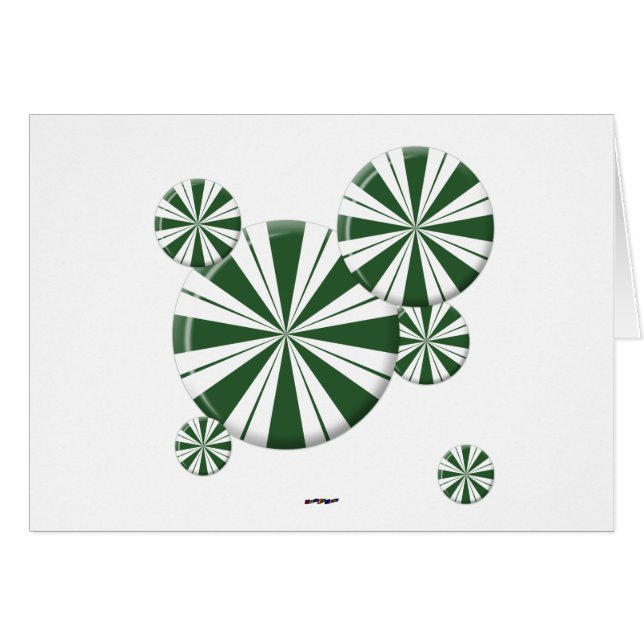 Spearmint Stripe Candy (Front Horizontal)