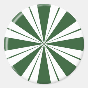 Spearmint Stripe Candy Classic Round Sticker