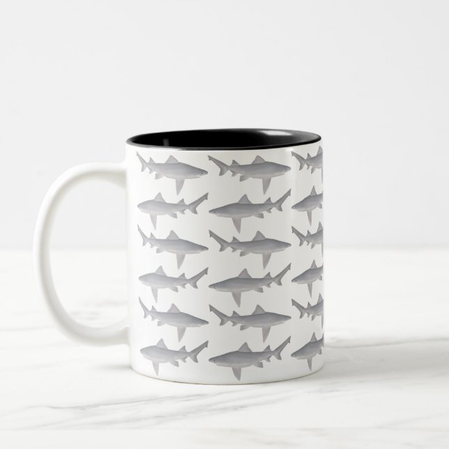 Speartooth Shark Two-Tone Coffee Mug (Left)