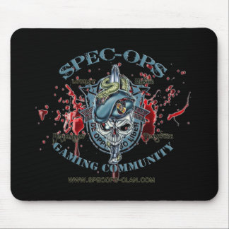 Spec-Ops Black Mouse Pad logo 2