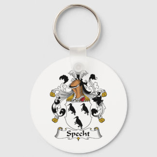 Specht Family Crest Key Ring