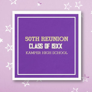 Special 50th Reunion! Class Reunion Napkins