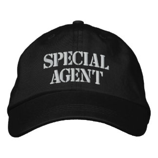"SPECIAL AGENT" EMBROIDERED CAP