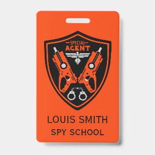 Special Agent Kid ID Badge