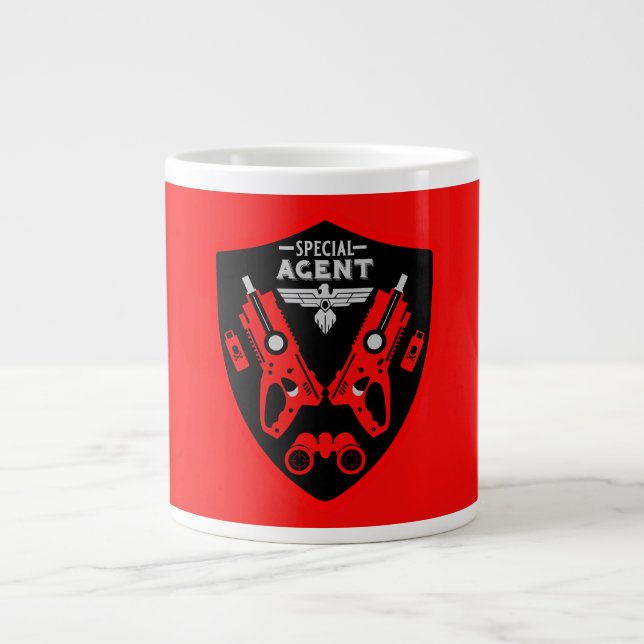 Special Agent Kid Large Coffee Mug (Front)