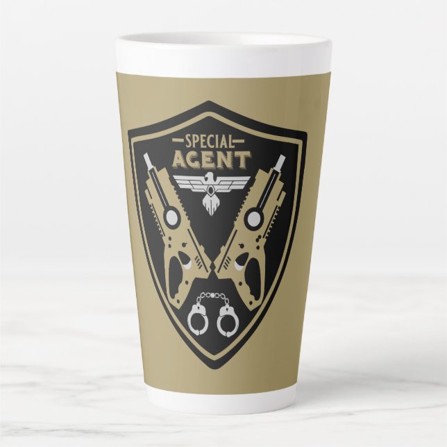 Special Agent Kid Latte Mug (Front)