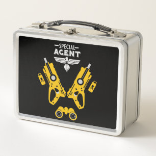 Special Agent Kid Metal Lunch Box