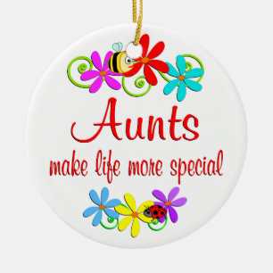 Special Aunt Ceramic Tree Decoration