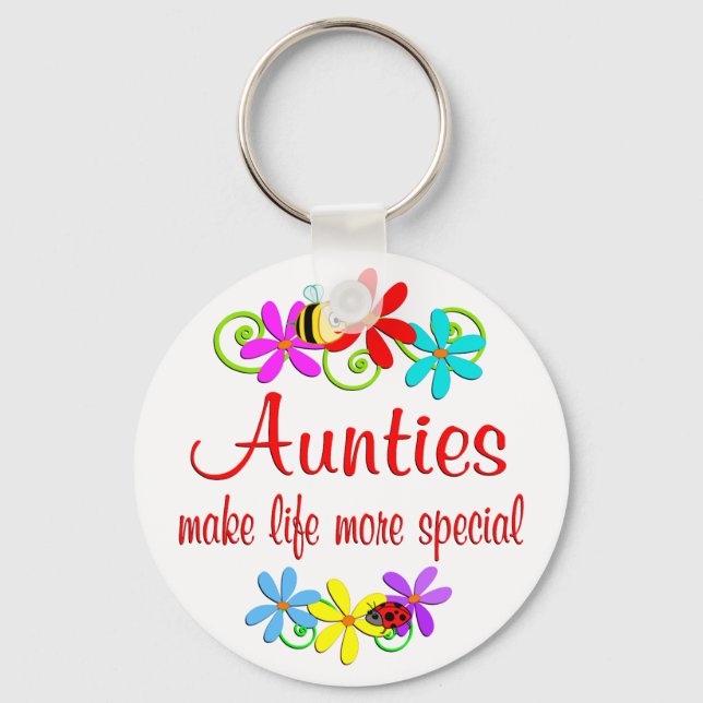 Special Auntie Key Ring (Front)