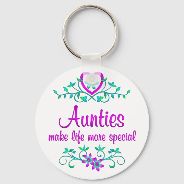 Special Auntie Key Ring (Front)