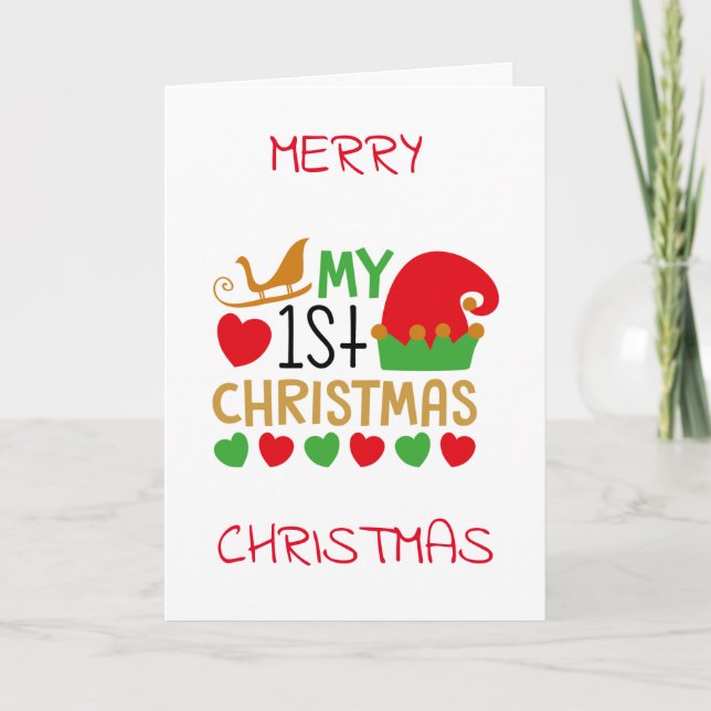 **SPECIAL BABY** MERRY CHRISTMAS HOLIDAY CARD (Front)