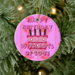 Special Birthday Ceramic Tree Decoration