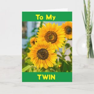 SPECIAL BIRTHDAY FOR A VERY *SPECIAL TWIN* CARD