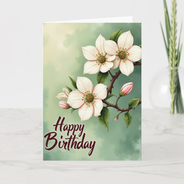Special Birthday Nature Card (Front)