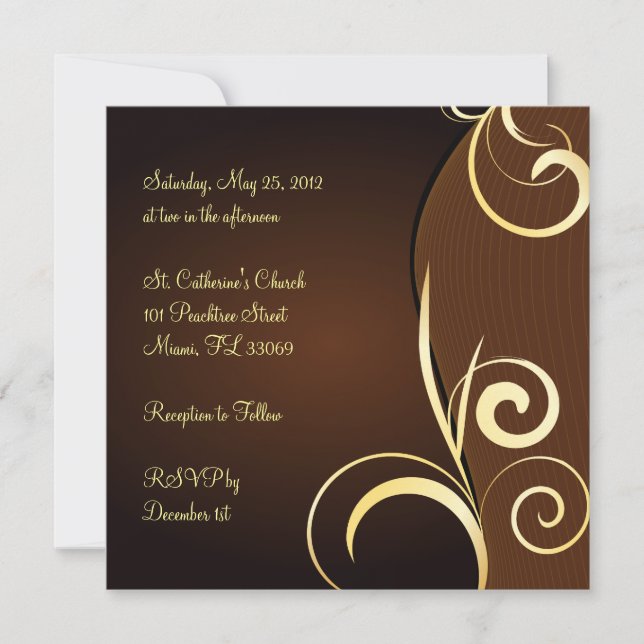 Special birthday or anniversary invitation (Front)