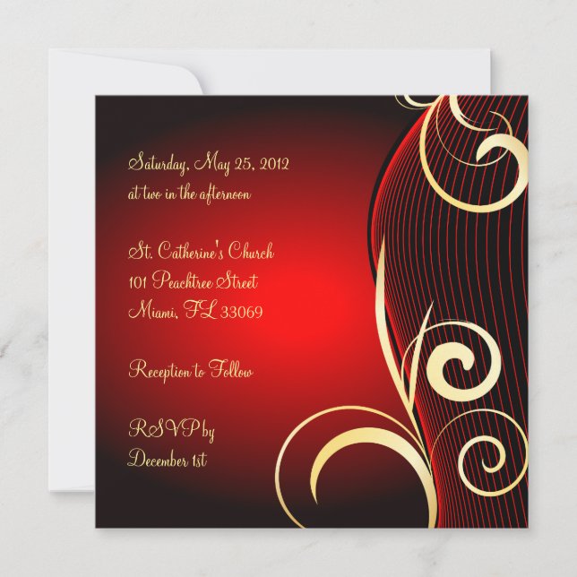 Special birthday or anniversary invitation (Front)