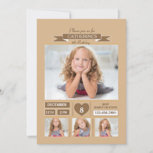 Special Birthday Photo Invitation