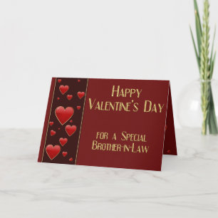 Special Brother-in-Law Masculine Valentine Card