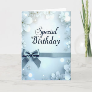 Special Calligraphy Birthday Card