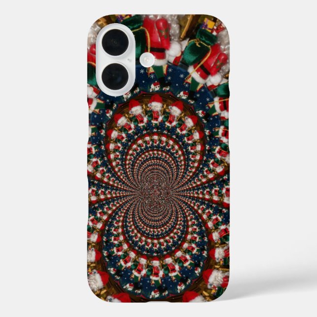 Special Christmas Santa Kaleidoscope Design Case-Mate iPhone Case (Back)