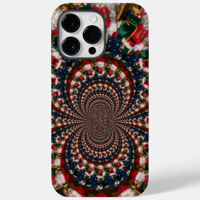 Special Christmas Santa Kaleidoscope Design Case-Mate iPhone Case (Back)