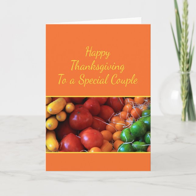 Special couple Thanksgiving Card (Front)