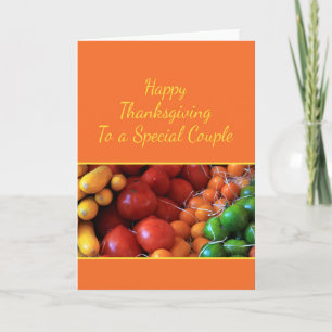 Special couple Thanksgiving Card