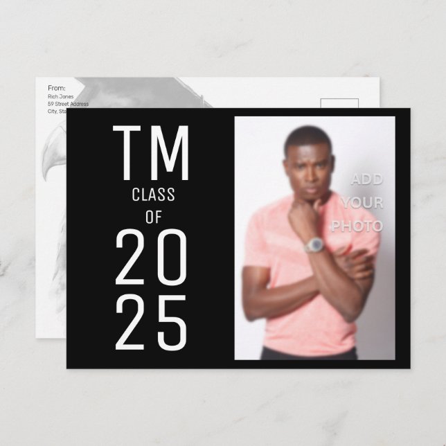 Special Custom Graduation Invitation Postcards (Front/Back)