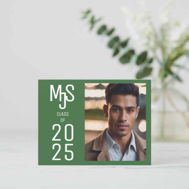 Special Custom Graduation Invitation Postcards (Standing Front)