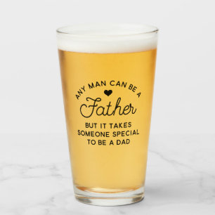 Special Dad Quote Design Glass