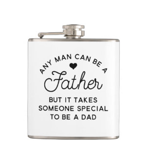 Special Dad Quote Design Hip Flask