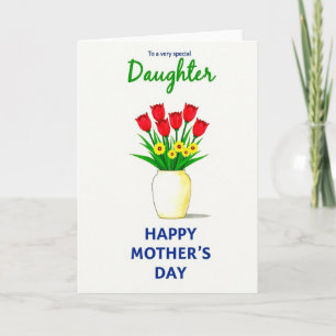 Special Daughter Day Greeting Card