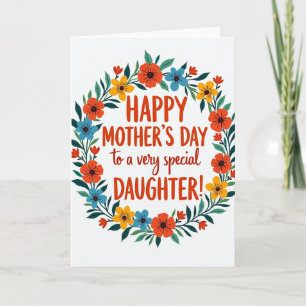 Special Daughter Message Card