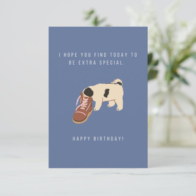 Special Day Birthday Card (Standing Front)