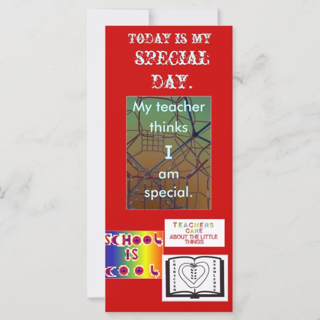 Special Day bookmarks BMSPD (Front)
