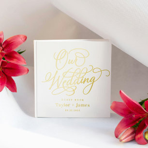 Special Day Editable Colour Foil Wedding Guest Boo Guest Book