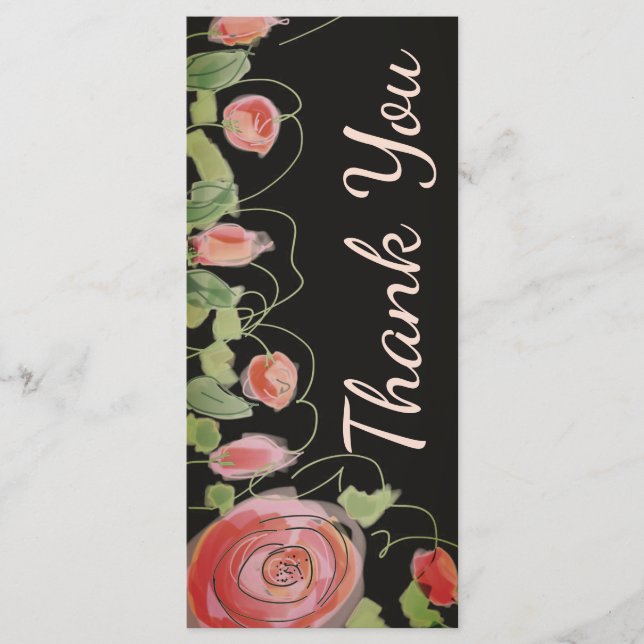 Special Day Itinerary Or Menu (Front)