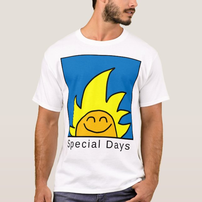 Special Days Icon Blue T-Shirt (Front)
