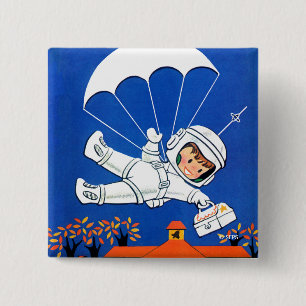 Special Delivery 15 Cm Square Badge