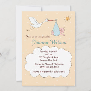 Special Delivery Baby Boy Sprinkle Invitations