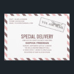 SPECIAL DELIVERY | BABY SHOWER INVITATION<br><div class="desc">OTHER STYLES AVAILABLE</div>