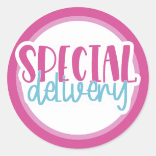 Special Delivery Classic Round Sticker