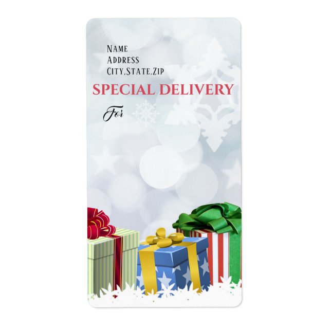 SPECIAL DELIVERY,  Festive Christmas Packages (Front)
